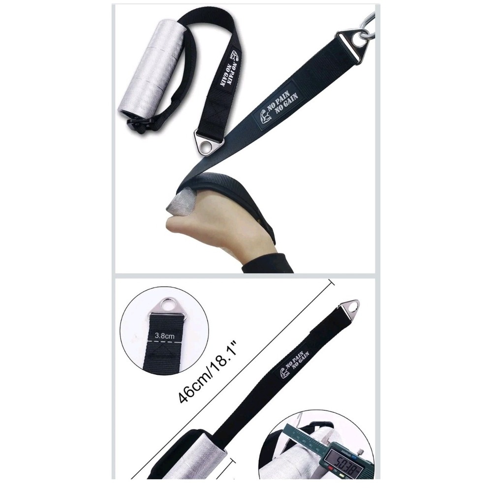 Arm Wrestling Exercise Handle 2 In Grip Wrist and Forearm Exerciser Pulldown NEW